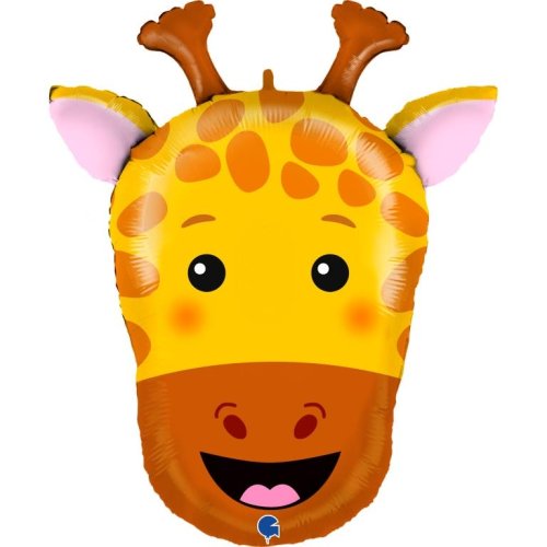 Helium INFLATED Giraffe Head Shape