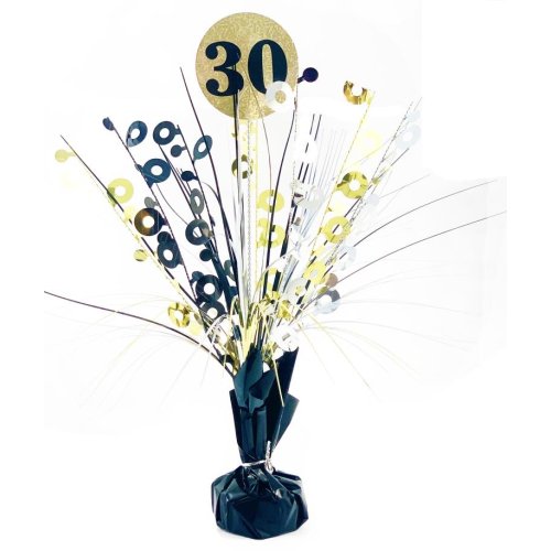 #30 Black & Gold Centrepiece Weight