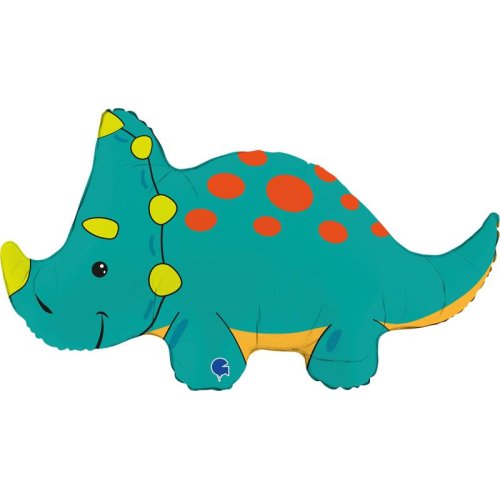 Helium INFLATED Triceratops Shape