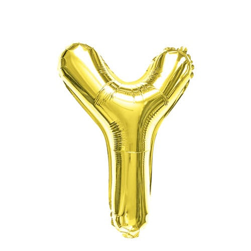 Balloon Foil 35cm Gold Y