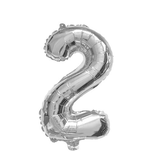 Balloon Foil 35cm Silver #2