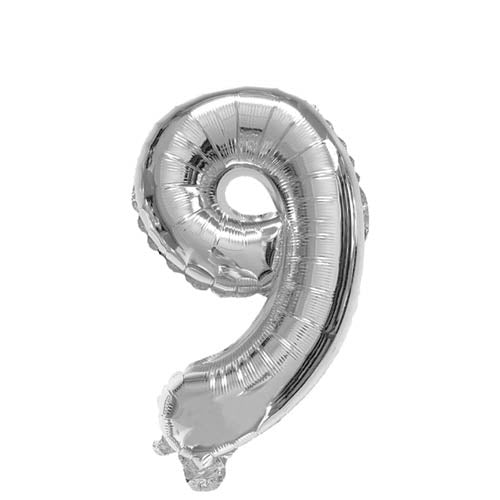 Balloon Foil 35cm Silver #9