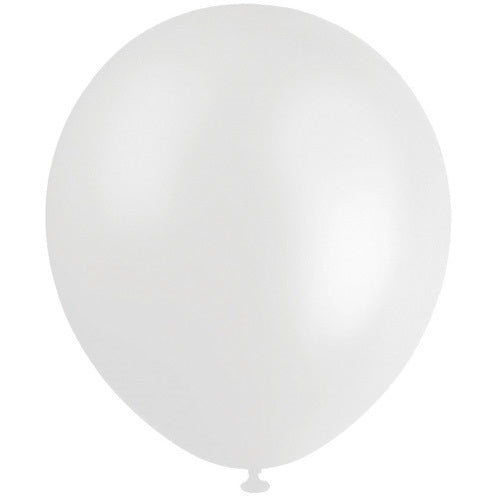 Balloons 25cm White (Pack of 20)