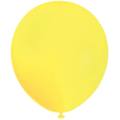 Balloons 25cm Yellow (Pack of 20)