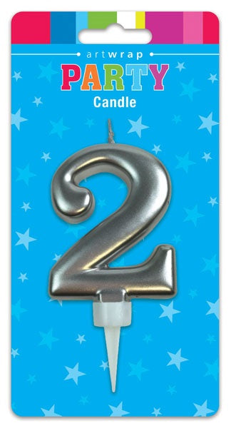 Candle Silver Num #2