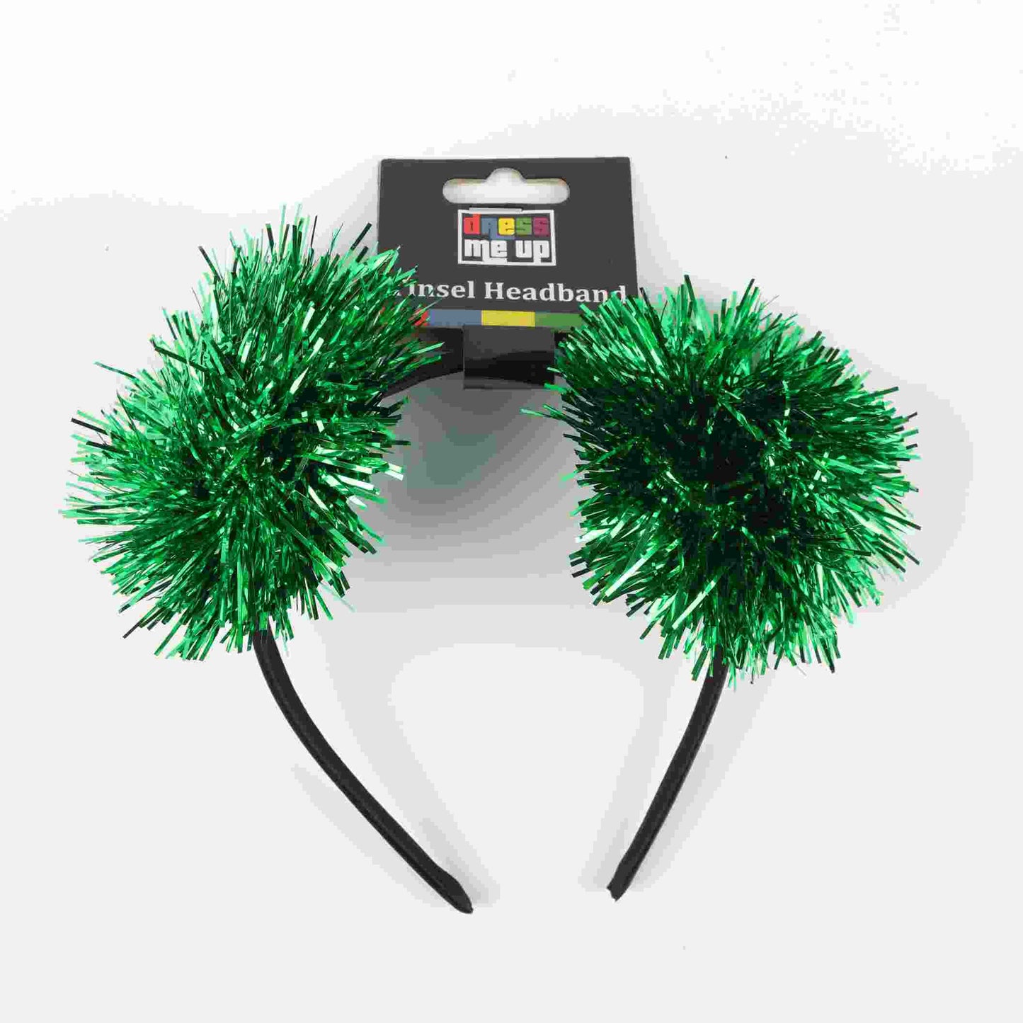 Green Tinsel Headband