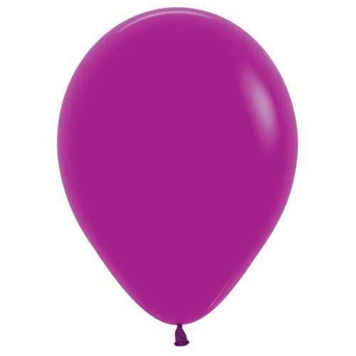 Helium INFLATED Purple Latex Balloon