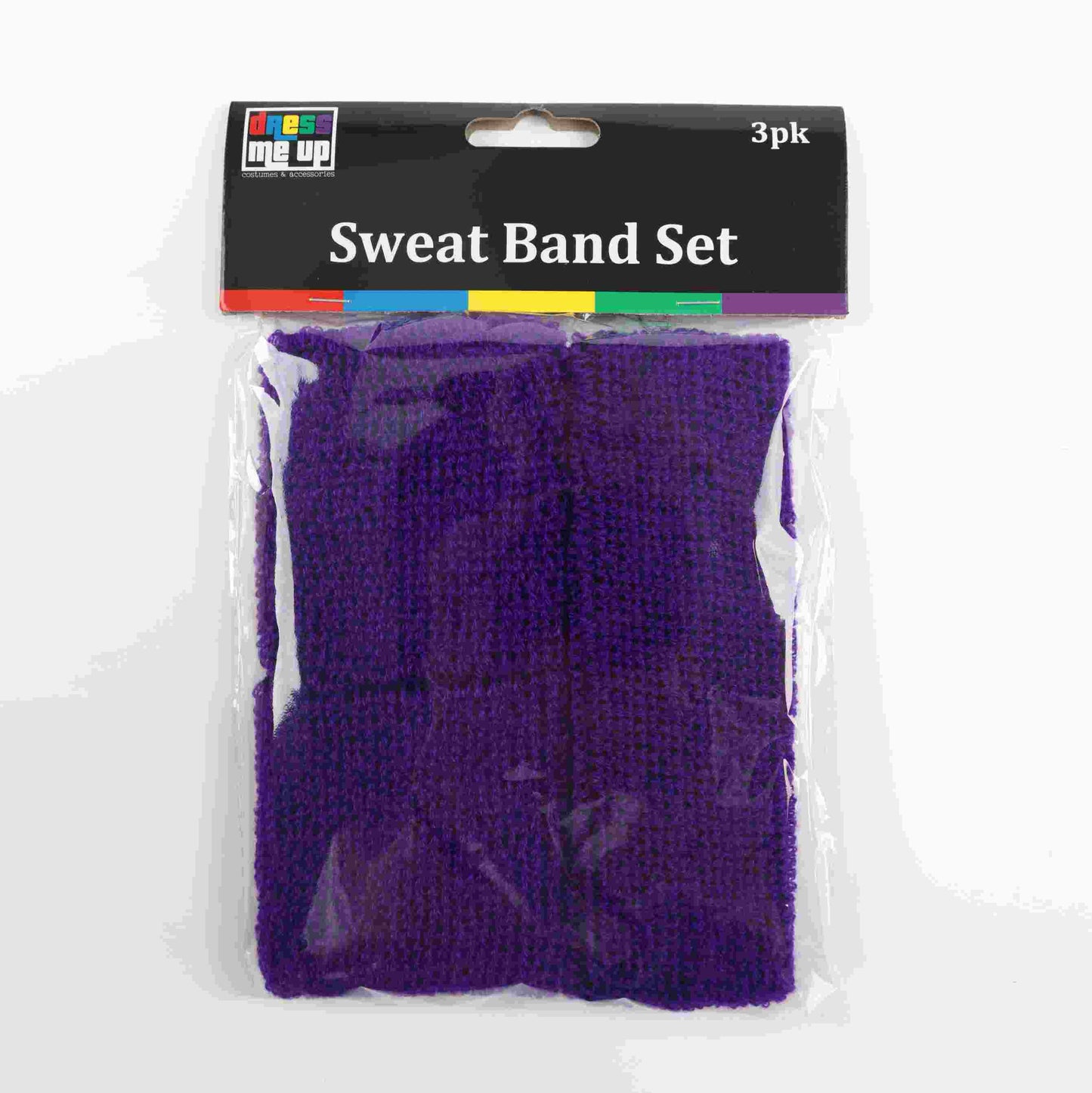 Purple 3Pce Sweatband Set