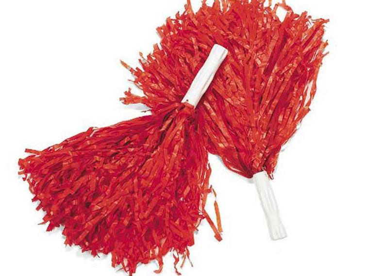 Red Pompom 2Pk
