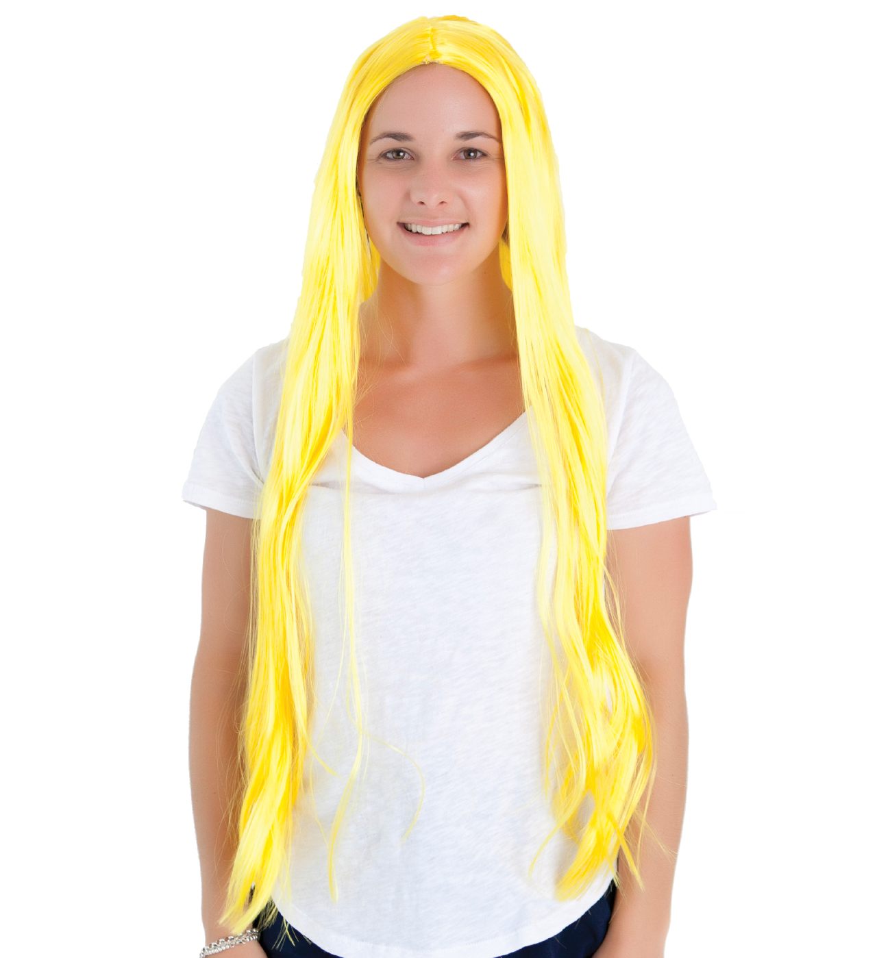 Super Long Yellow Wig 75Cm