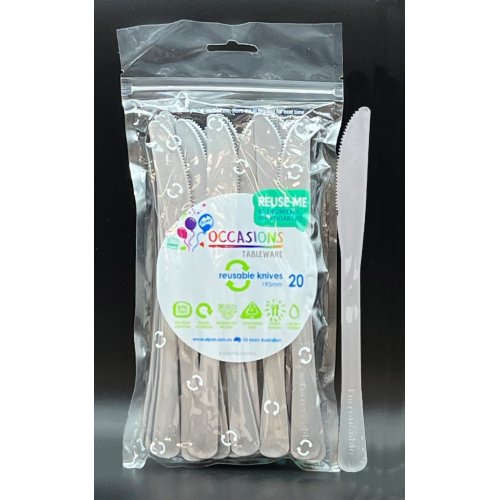 Silver Knife (Pack of 20)