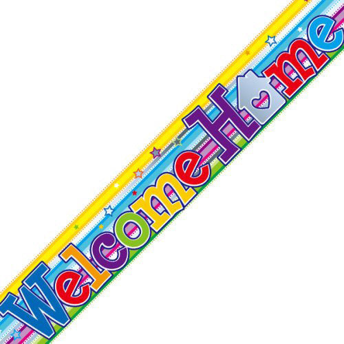 Welcome Home Swirl Banner