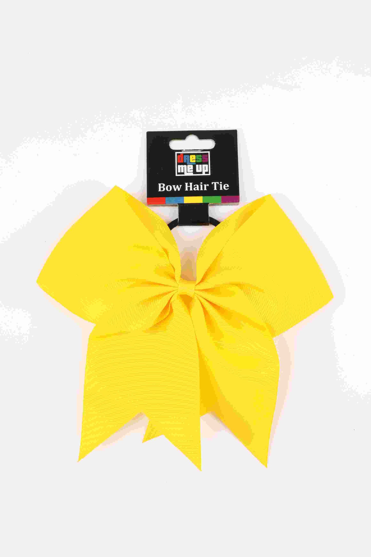 Yellow 20Cm Bow Hair Tie