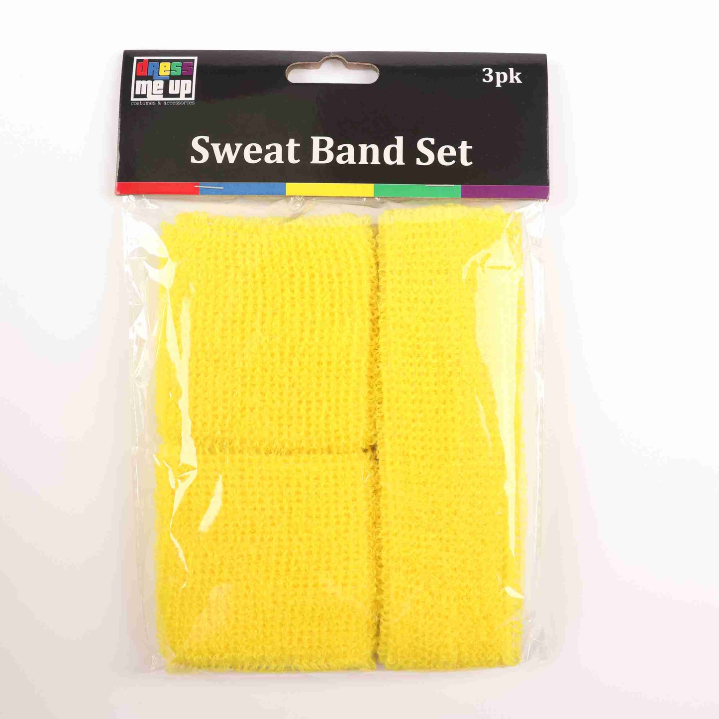 Yellow 3Pce Sweatband Set