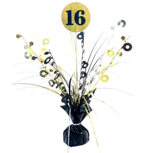 #16 Black & Gold Centrepiece Weight