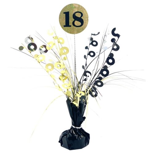 #18 Black & Gold Centrepiece Weight