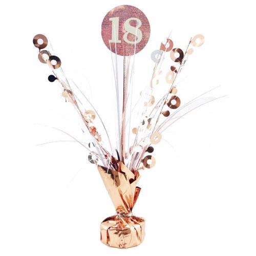 #18 Rose Gold & White Centrepiece Weight