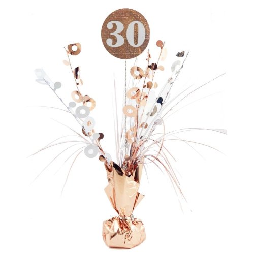 #30 Rose Gold & White Centrepiece Weight