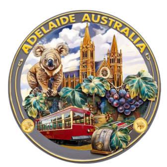 3D Resin Magnet-Adelaide