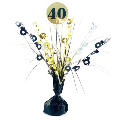 #40 Black & Gold Centrepiece Weight
