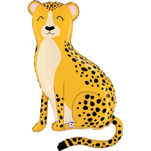Helium INFLATED Jungle Cheetah Shape