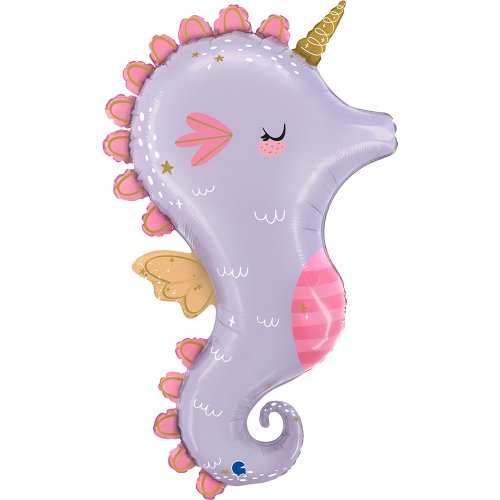 Helium INFLATED Magical Seahorse Shape