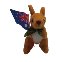 Kangaroo with Flag