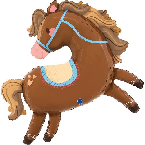 Helium INFLATED Lovely Horse Shape