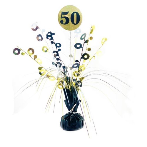 #50 Black & Gold Centrepiece Weight