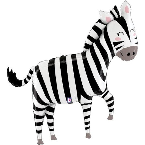 Helium INFLATED Jungle Zebra Shape