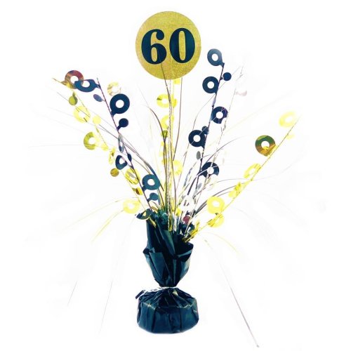 #60 Black & Gold Centrepiece Weight