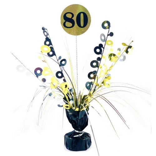 #80 Black & Gold Centrepiece Weight