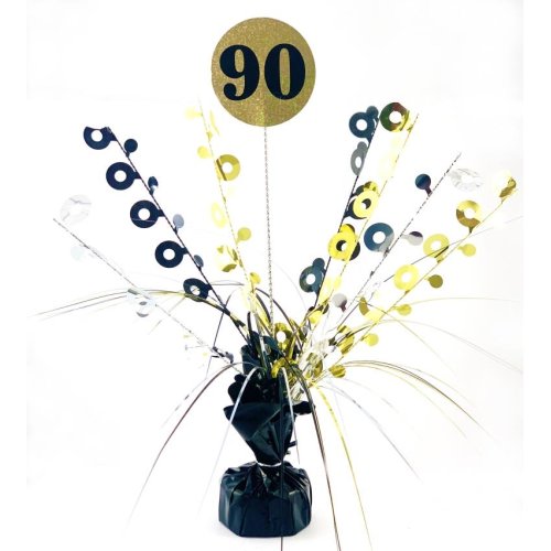 #90 Black & Gold Centrepiece Weight