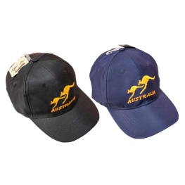 Australian Cap Polyester - Kangaroo Design
