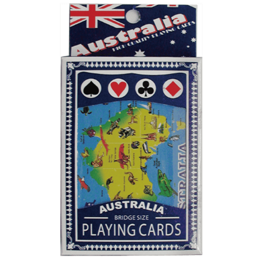 Australian Souvenir Playing Cards - Map Design