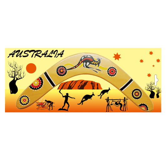 Australian Souvenir Wooden Boomerang - Medium Size