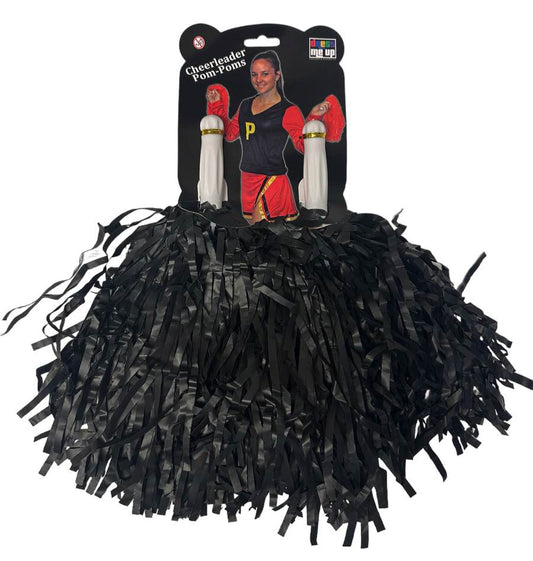 Black Pompom 2Pck