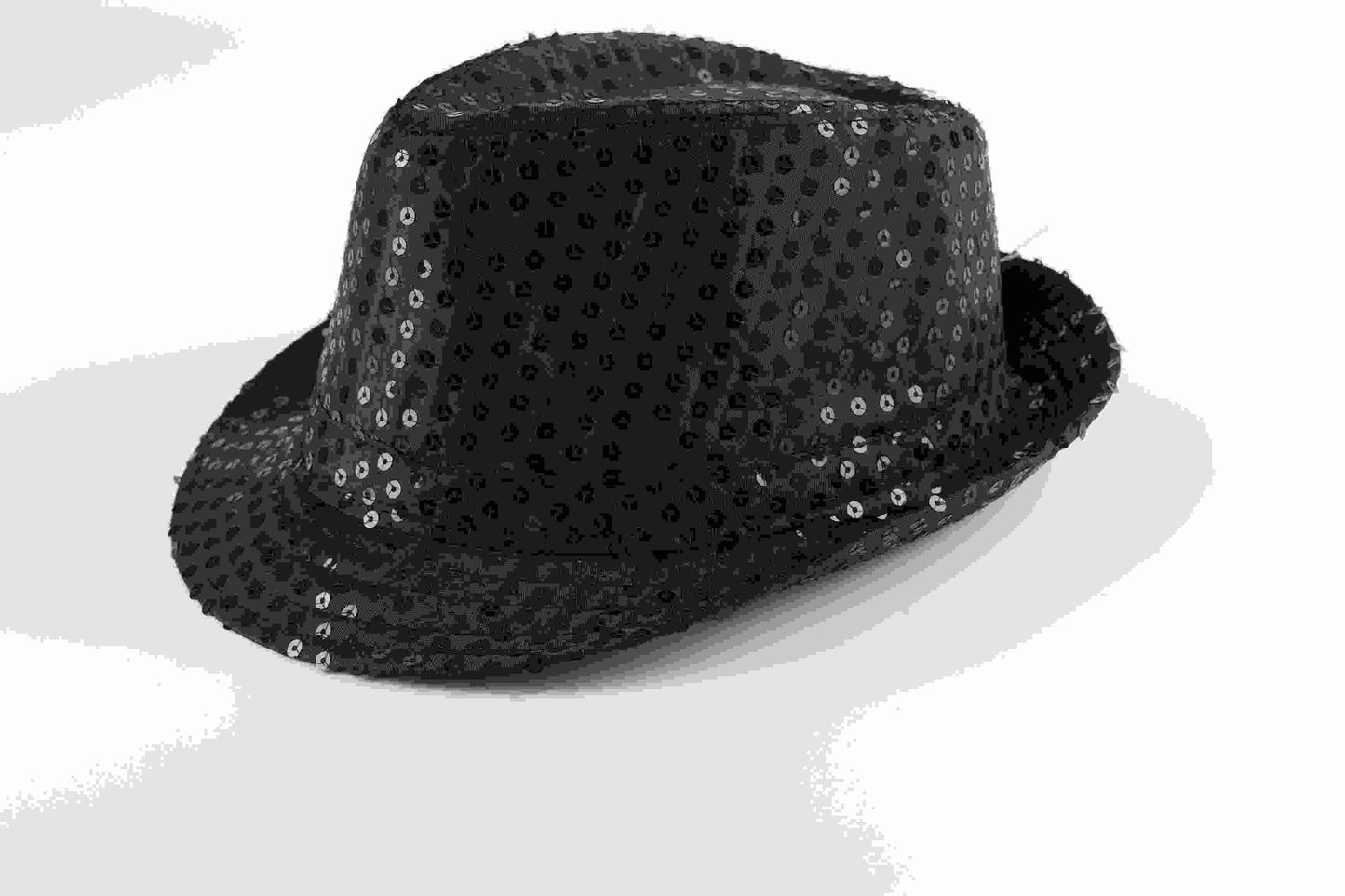 Black Sequin Top Hat