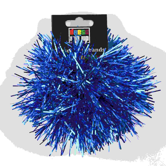 Blue 2Pk Tinsel Wristbands