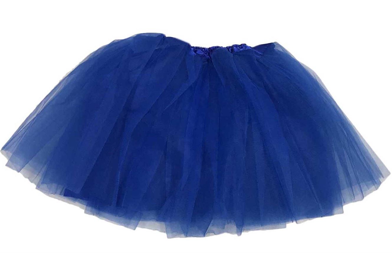 Blue Lined 4 Layer Tutu 40Cm