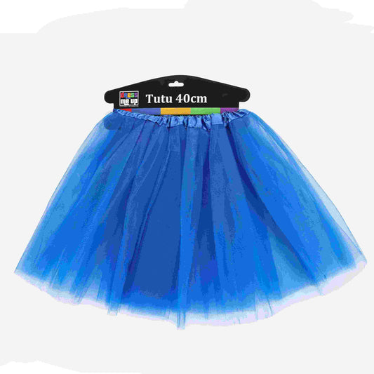 Blue No Lining Tutu 40Cm