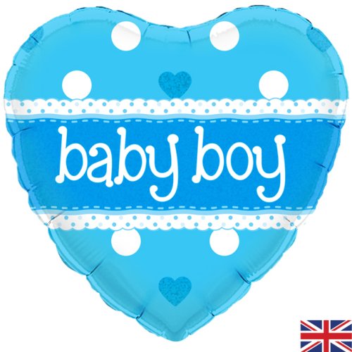 Baby Boy Blue Heart - Heart