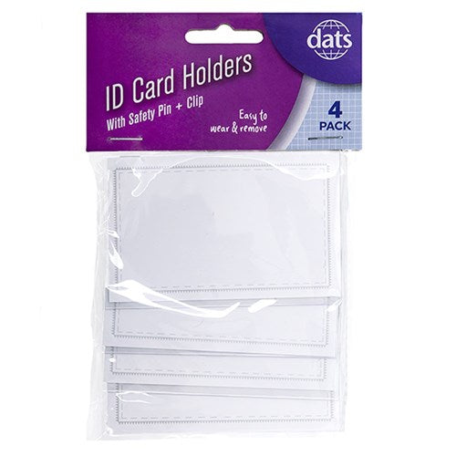 Badge ID Card Holder Clip On