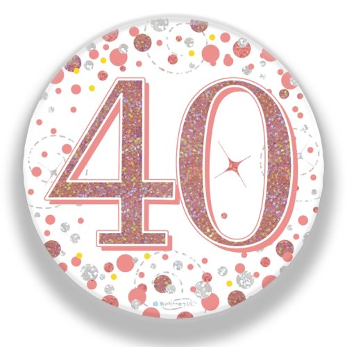 Sparkling Fizz #40 Rose Gold Badge
