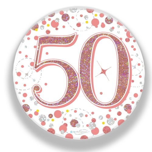 Sparkling Fizz #50 Rose Gold Badge