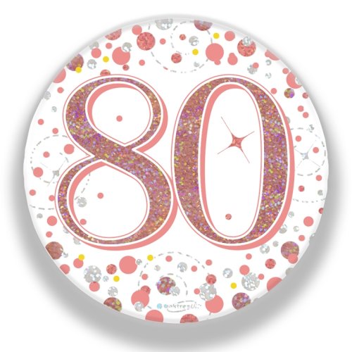 Sparkling Fizz #80 Rose Gold Badge