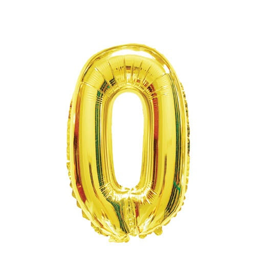 Balloon Foil 35cm Gold #0