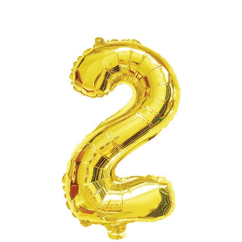 Balloon Foil 35cm Gold #2