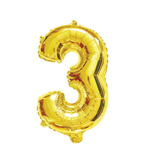 Balloon Foil 35cm Gold #3