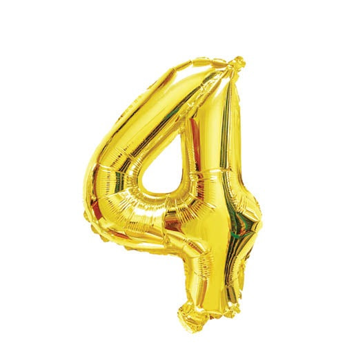 Balloon Foil 35cm Gold #4